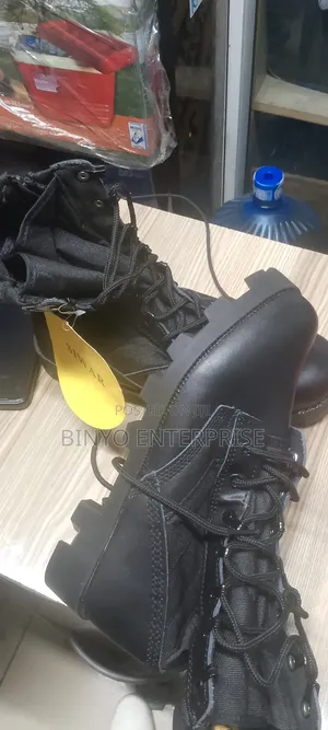 Black Siwar Military Boots