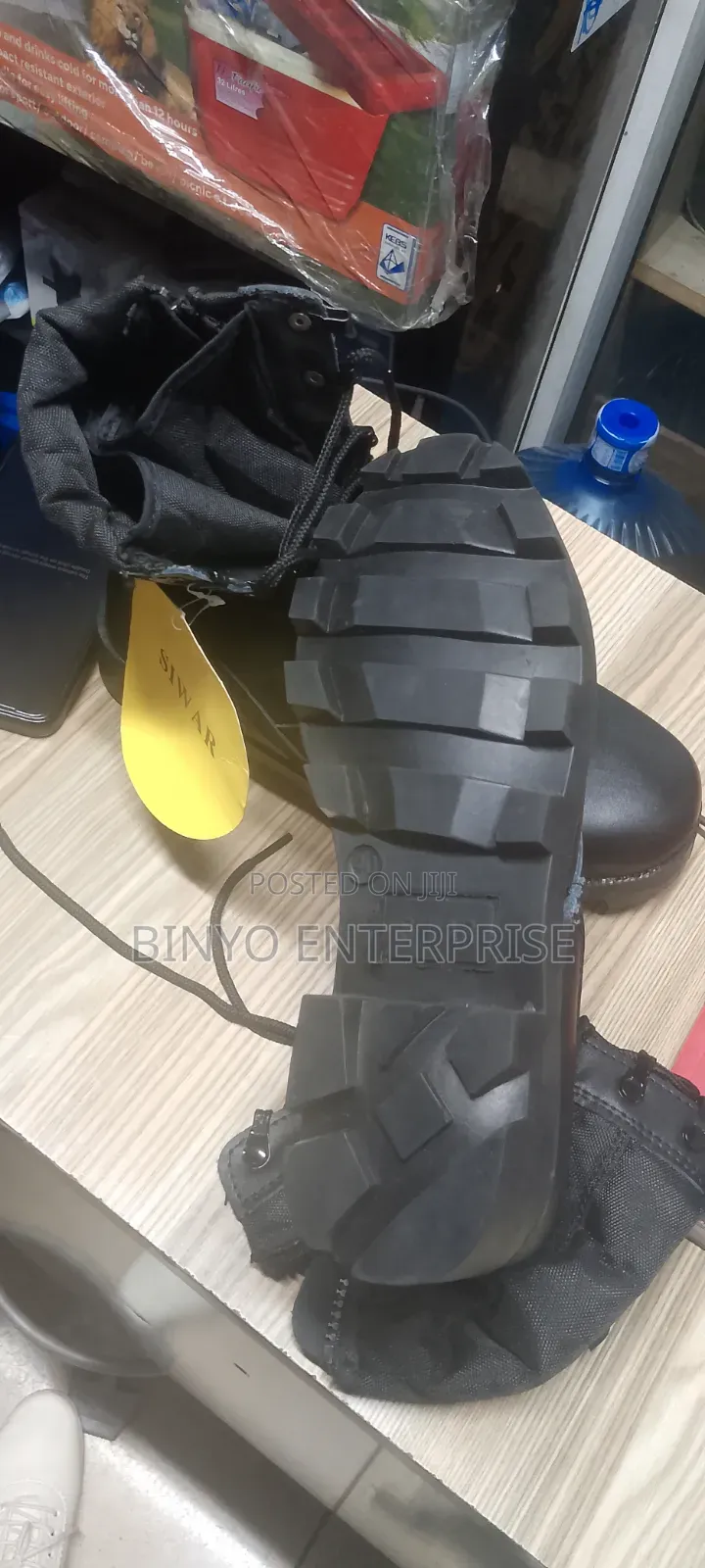 Black Siwar Military Boots