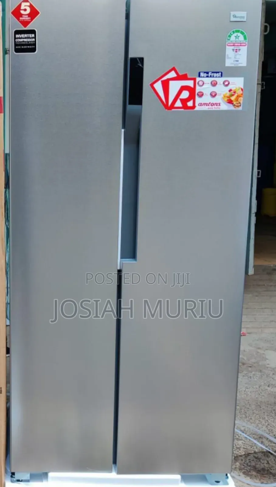 Ramtons RF/319 430 Litres Side-by-Side No Frost Fridge