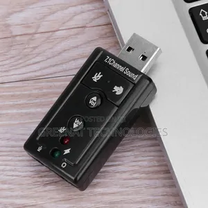 External USB Audio Sound Card Adapter Virtual 7.1 Ch