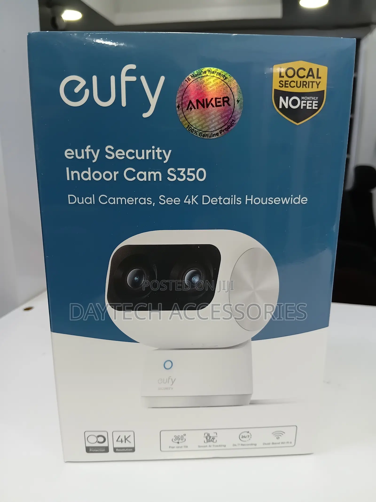 Eufy Security Indoor Cam S350 4K Dual Cameras