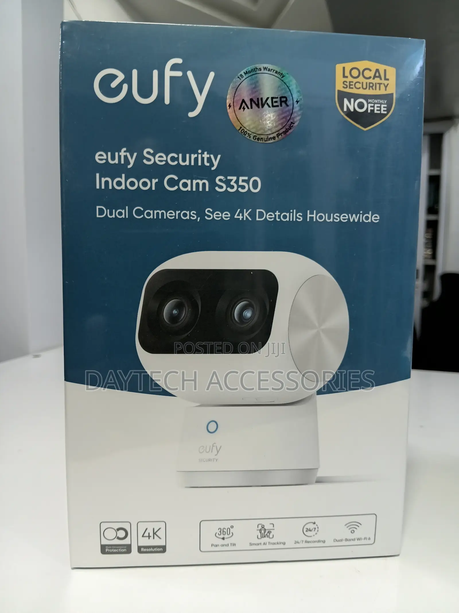 Eufy Security Indoor Cam S350 4K Dual Cameras