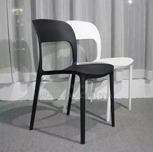 Dining Chair; Stackable Plastic Dining Chair for Easy Storage
