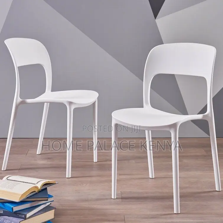 Dining Chair; Stackable Plastic Dining Chair for Easy Storage