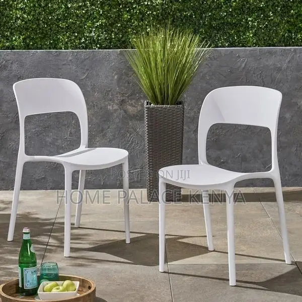 Dining Chair; Stackable Plastic Dining Chair for Easy Storage
