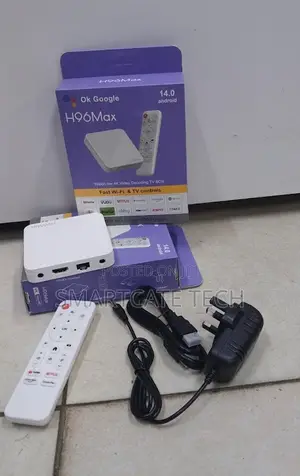H96 Max Android 14 TV Box 2gb/16gb – 4K Ultra HD Streaming