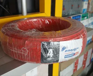 Red 4.0mm2 Stranded Single-Core Electrical Wiring Cable