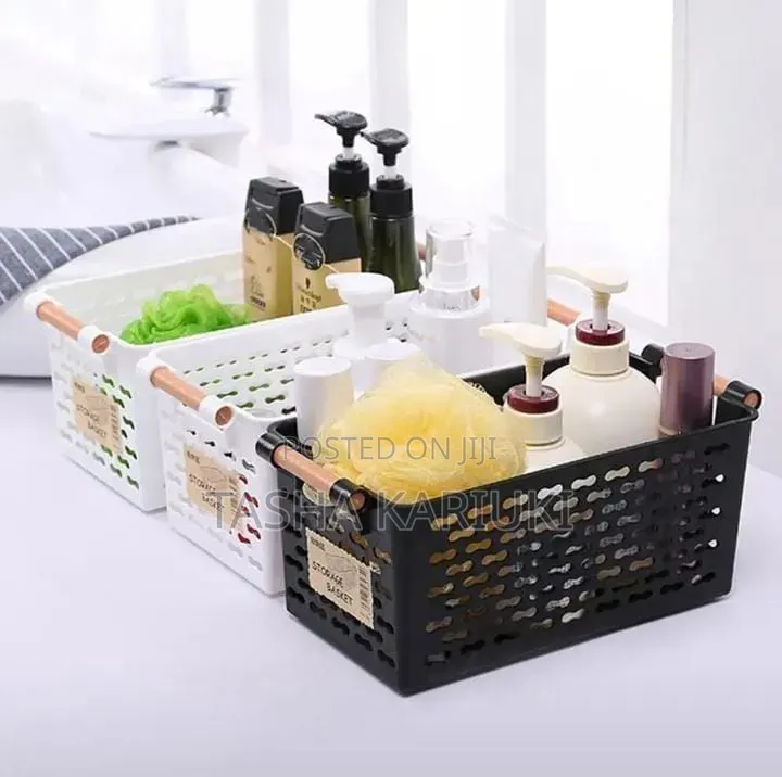 Durable Plastic Storage Basket – Perfect for Home Organisationalp