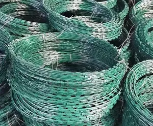 Jungle Green Galvanised Razor Wire
