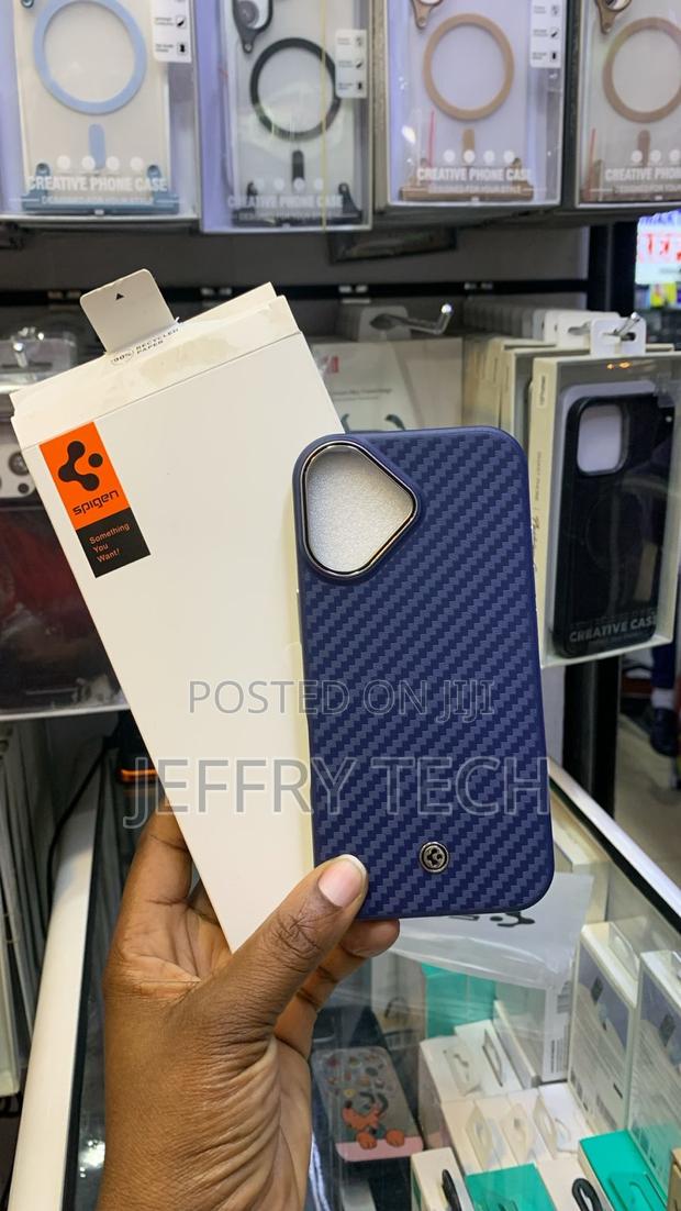 Blue Carbon Fiber Texture Protective caseiPhone 17 Series - main view