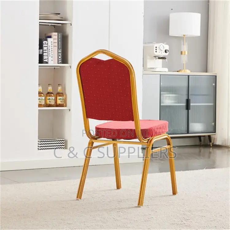 Red Fabric Executive Conference Chair.