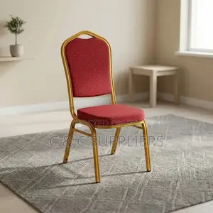 Red Fabric Executive Conference Chair.