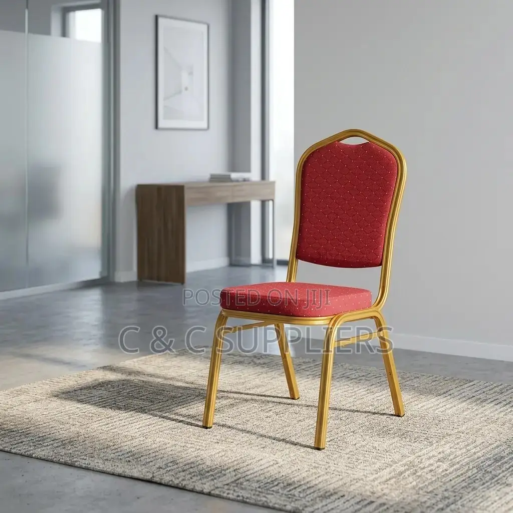 Red Fabric Executive Conference Chair.