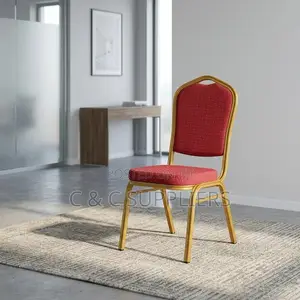 Red Fabric Executive Conference Chair.