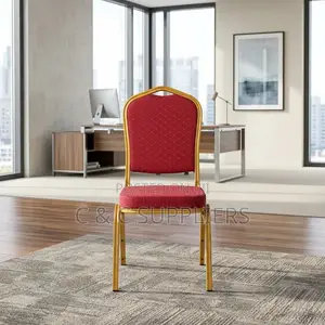 Red Fabric Executive Conference Chair.