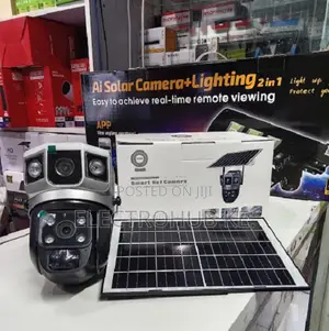 V380Pro 4G Twin Lens Solar Outdoor Security CCTV