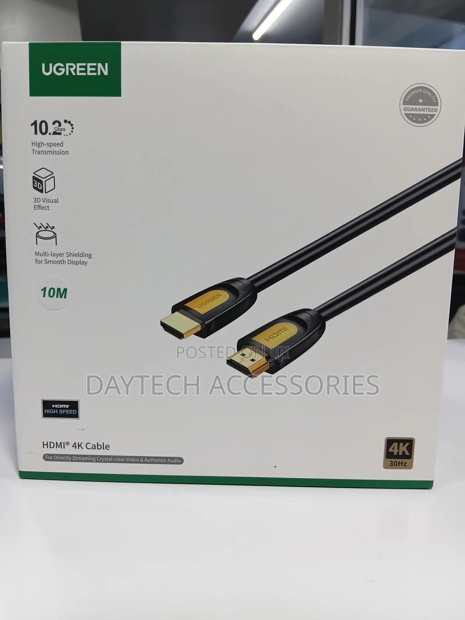UGREEN 10-Meter High-Speed 4K HDMI Cable (Model HD101),