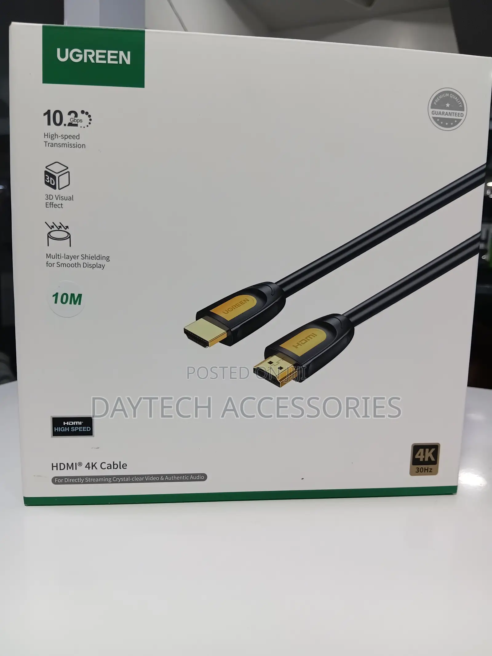 UGREEN 10-Meter High-Speed 4K HDMI Cable (Model HD101),