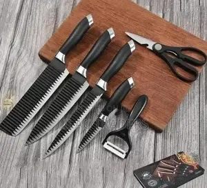 Black Non Stick Zepter Knife Set Alp
