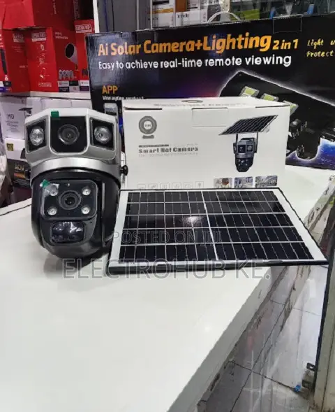 Outdoor V380Pro Dual Camera 4G PTZ Security System