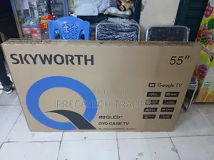 Skyworth 55" Smart 4K QLED+ TV With Voice Control