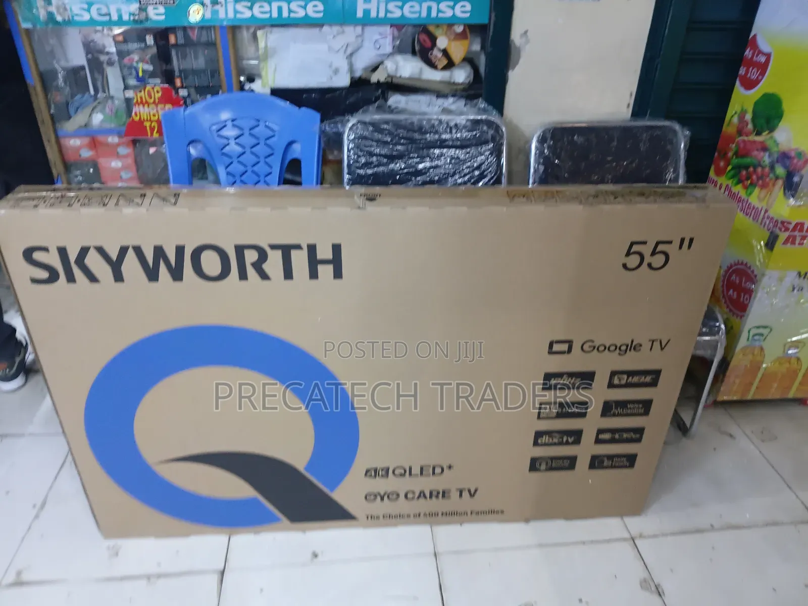 Brand New Skyworth 55" 4K QLED+ Google Smart TV