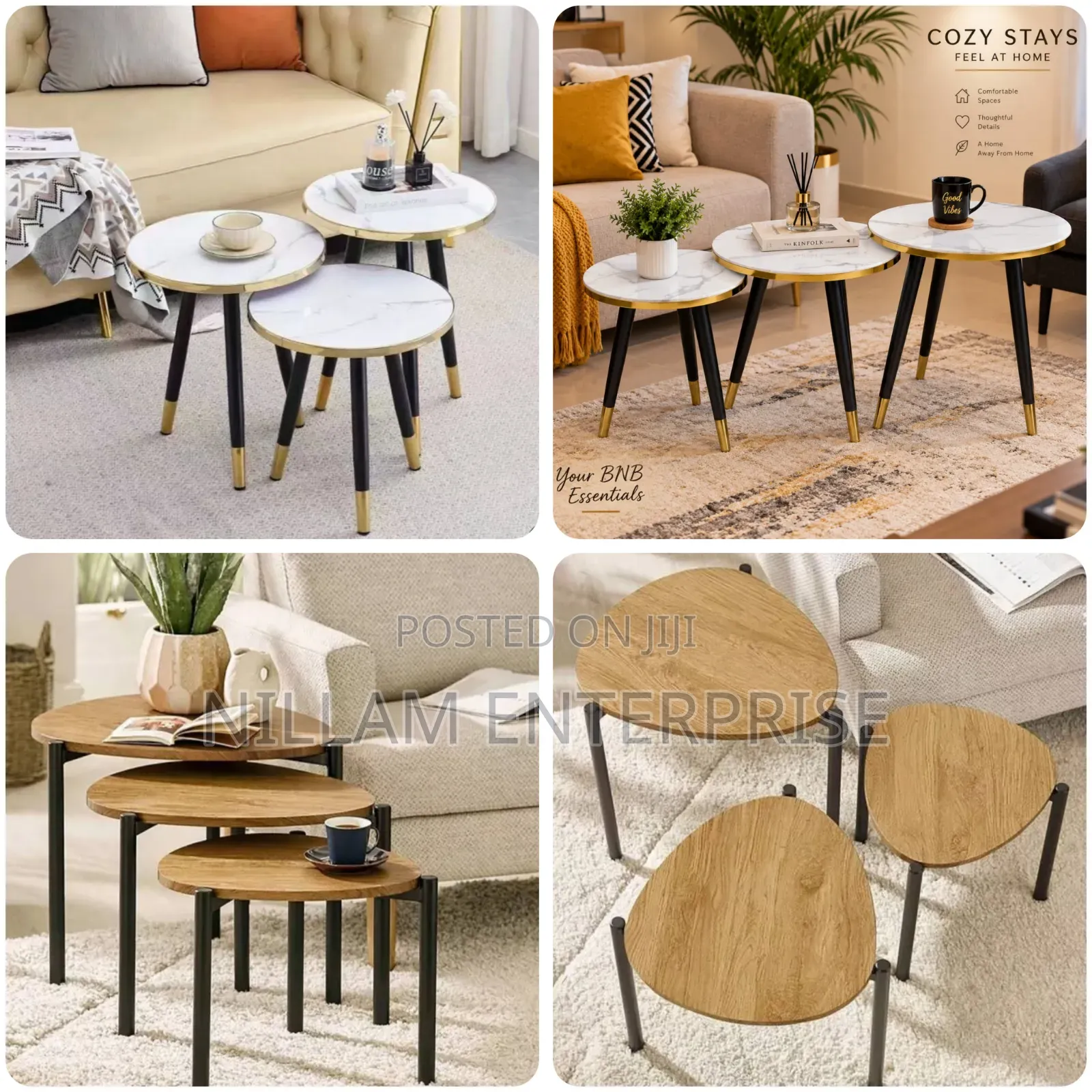 3pcs Oblong Shaped Nesting Tables*