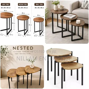 3pcs Oblong Shaped Nesting Tables*