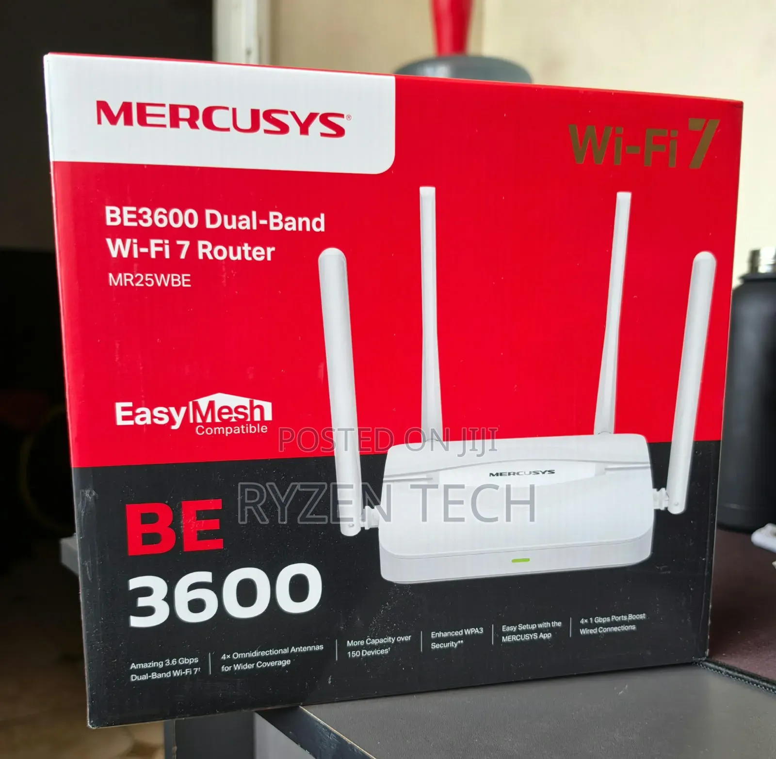 Mercusys BE3600 Dual-Band Wi-Fi 7 Router MR25WBE