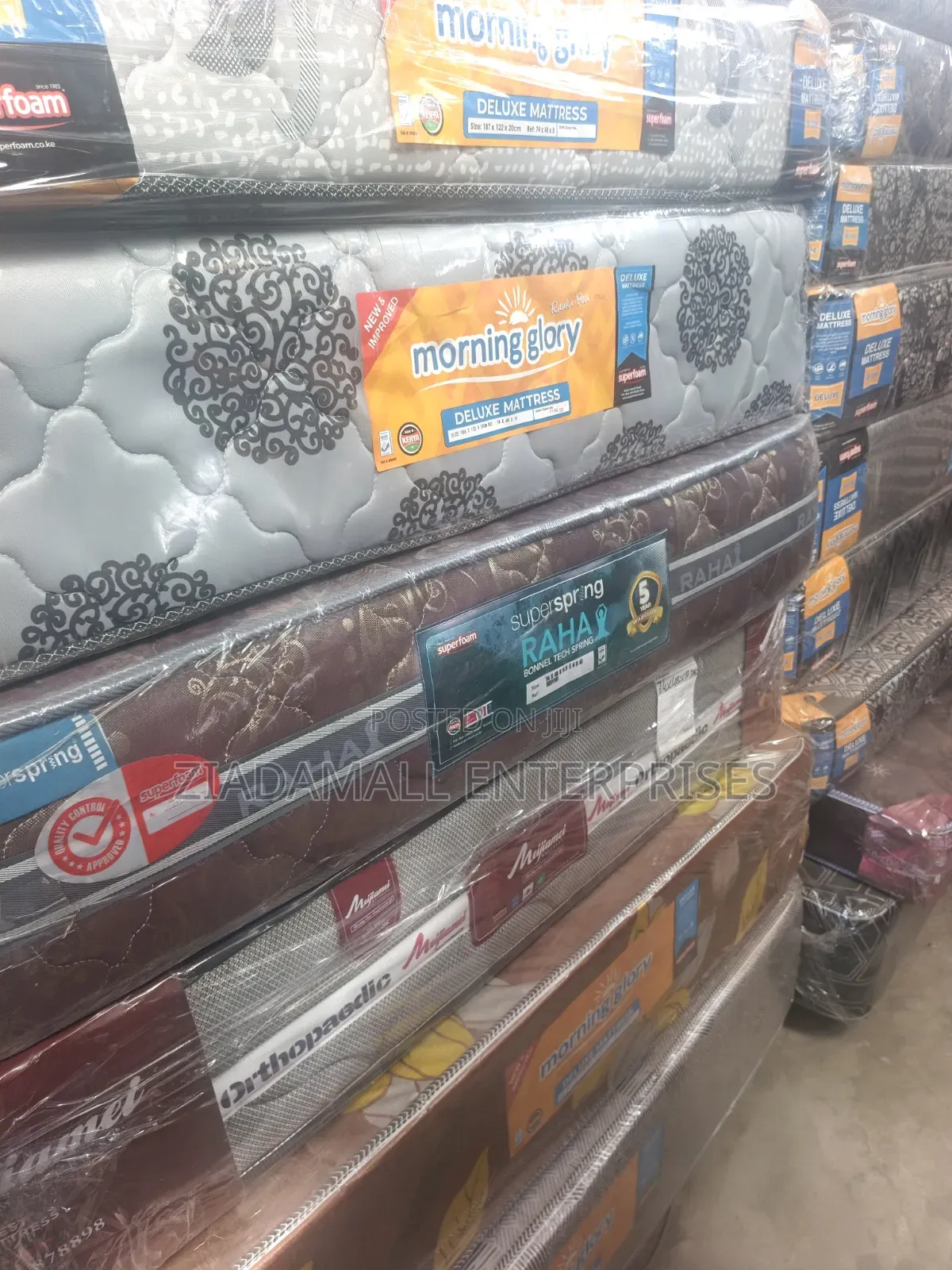 4 by 6 10 Inches Quilted Mattress Medium Density