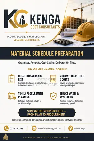 Material Schedule Preparation