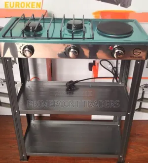 Eurochef Cooker EC-6073 2+1 Deluxe Gas Stove – Hybrid Cooking Power