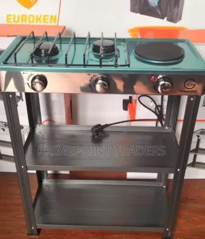 Eurochef Cooker EC-6073 2+1 Deluxe Gas Stove – Hybrid Cooking Power
