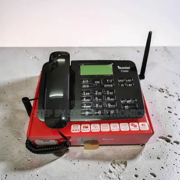 Strong Signal Reception Bontel T1000 Dual Sim Landline Desktop Phone