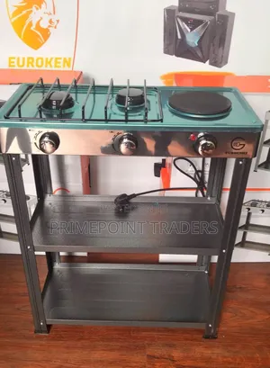 Eurochef EC-6073 2+1 Hybrid Gas Stove – Deluxe Kitchen Appliance 🔥