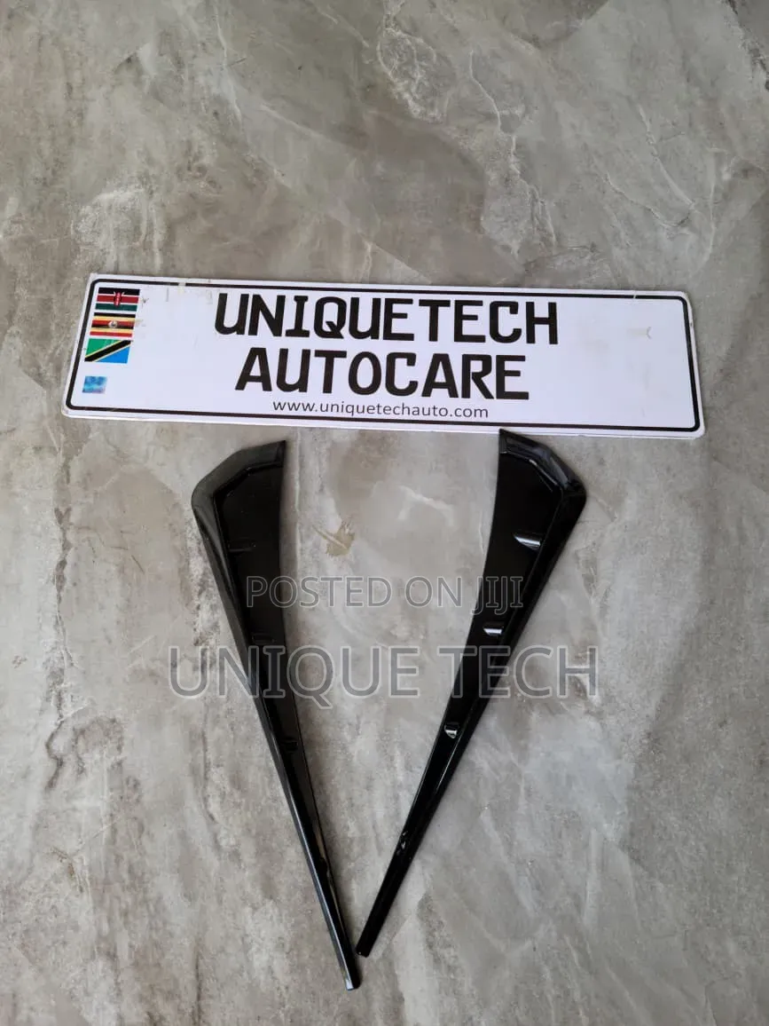 Car Side Vent Long Leaf Decor Stickers 2 PCS