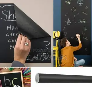 YLarge Peel & Stick Chalkboard Paper – 90×200cm