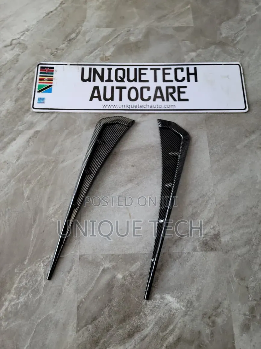 Carbon Fiber Car Side Vent Decor Stickers 2pcs