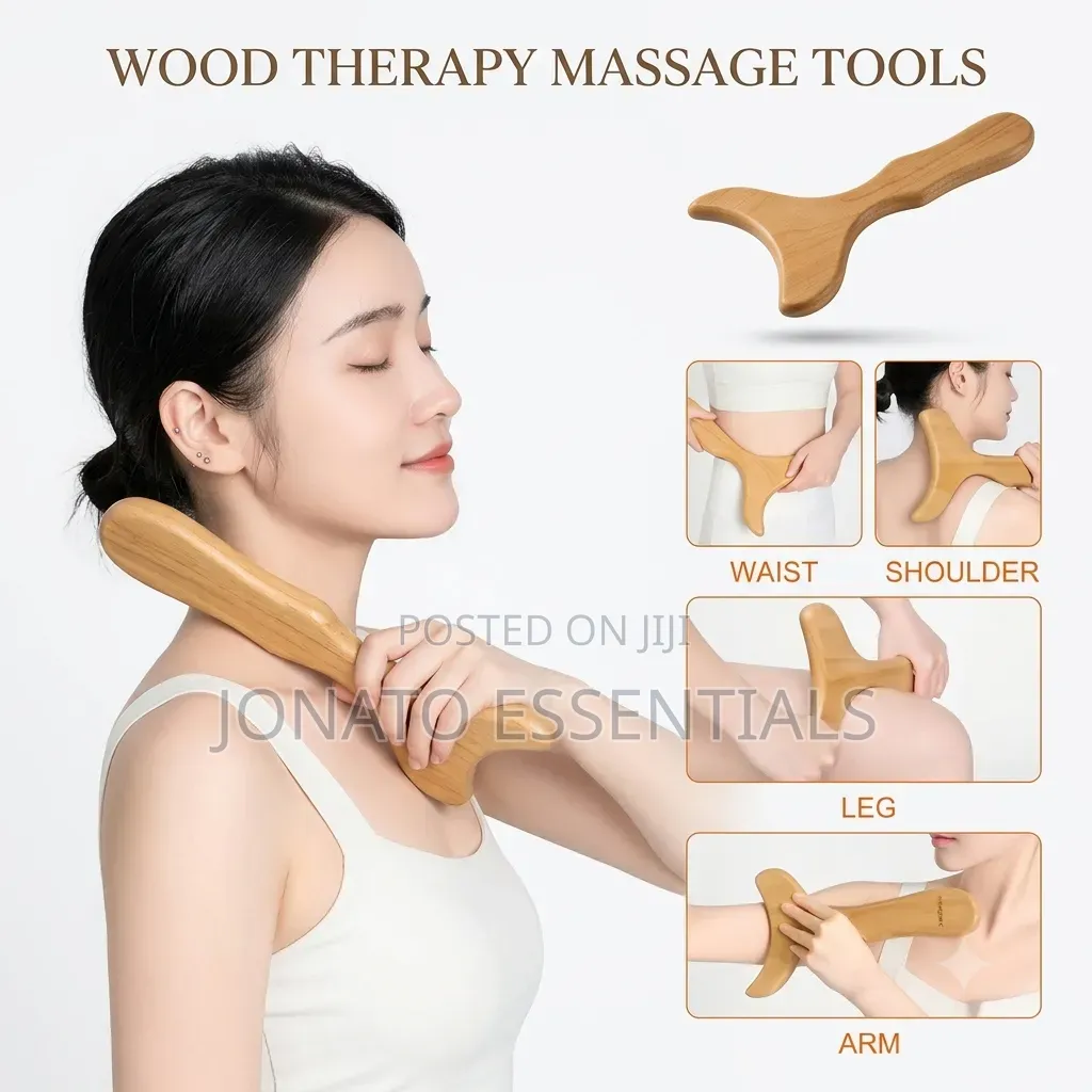 Wooden Lymphatic Drainage and Cellulite Remover Massager