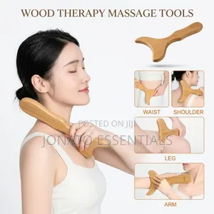 Wooden Lymphatic Drainage and Cellulite Remover Massager