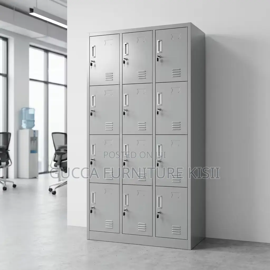 Locker Cabinet; 12-Door Steel Filling Locker Cabinet