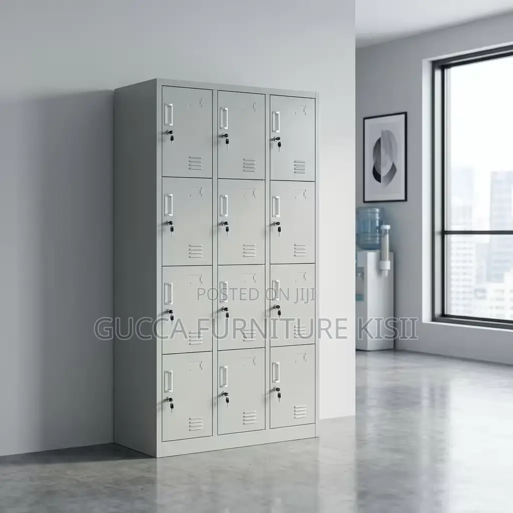 Locker Cabinet; 12-Door Steel Filling Locker Cabinet