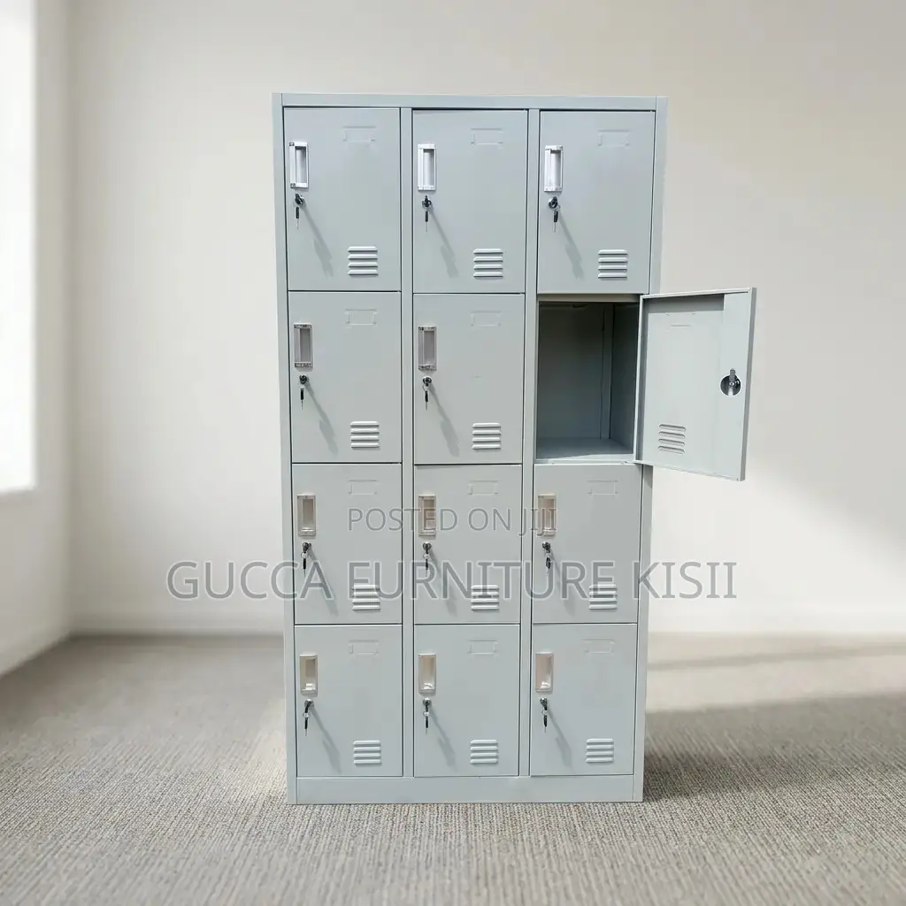 Locker Cabinet; 12-Door Steel Filling Locker Cabinet