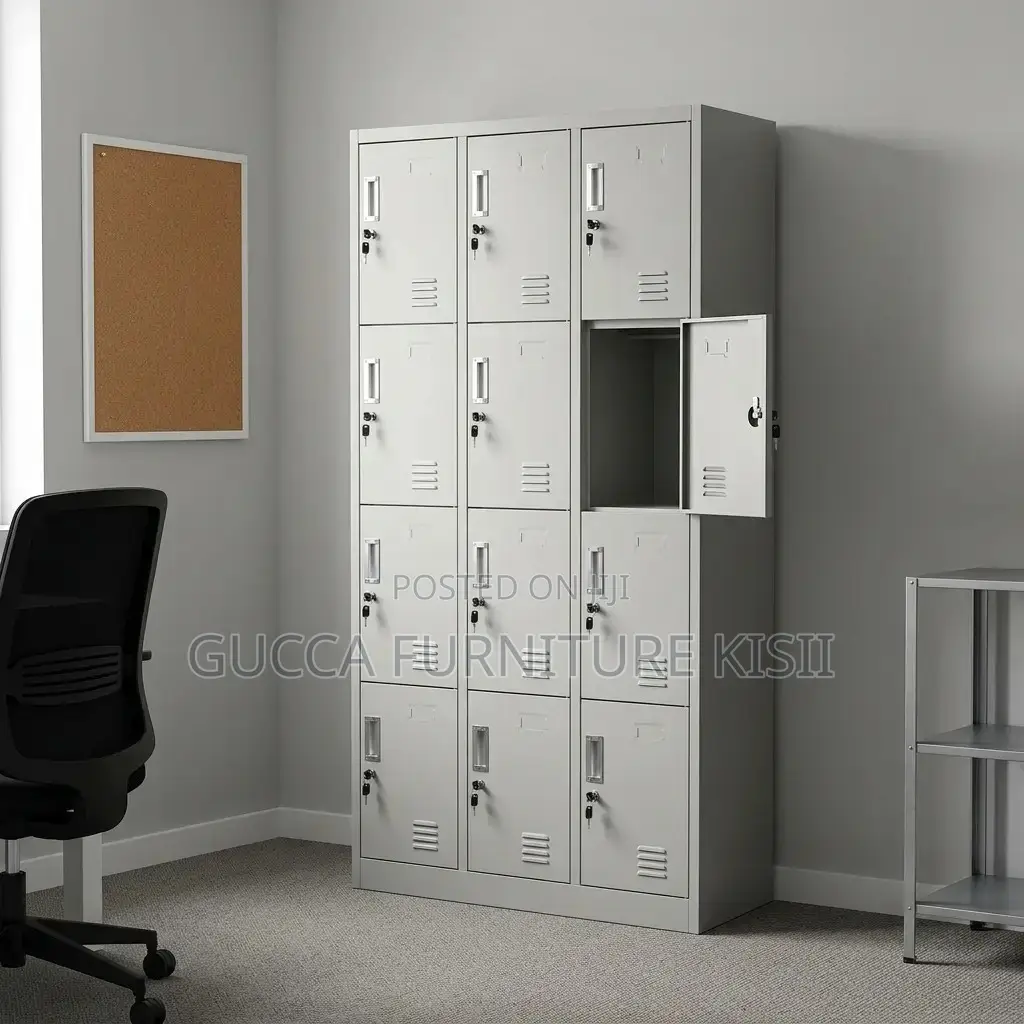 Locker Cabinet; 12-Door Steel Filling Locker Cabinet