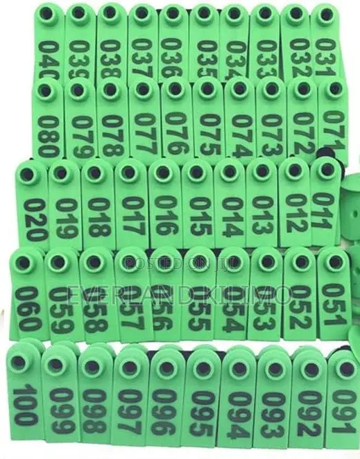 Premium Slim Ear Tags for Goats and Sheep