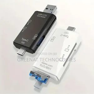 SD Card Reader TF/Micro SD Memory Cards - OTG Flash Drive Adapter