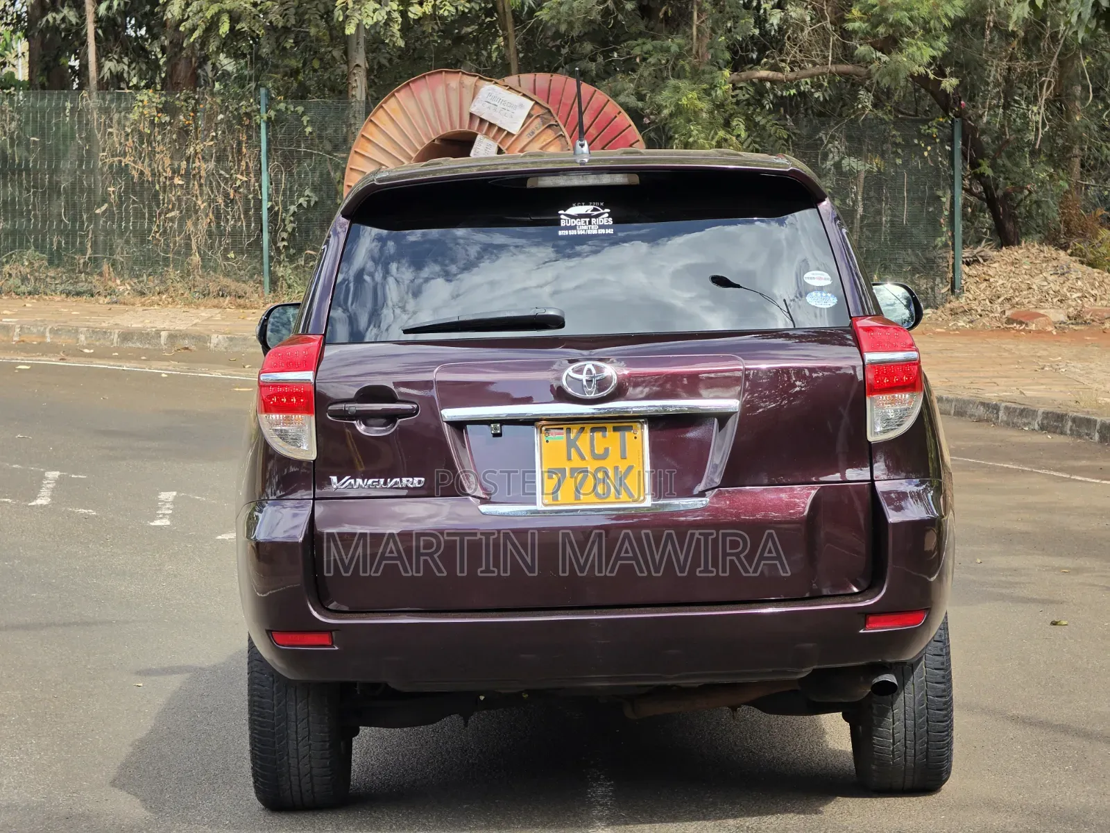 Toyota Vanguard 2011 Maroon