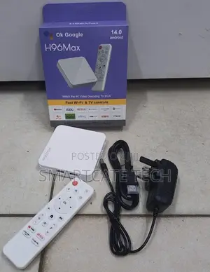 H96 Max Android 14 TV Box 2GB RAM 16GB ROM – WiFi & Voice Control
