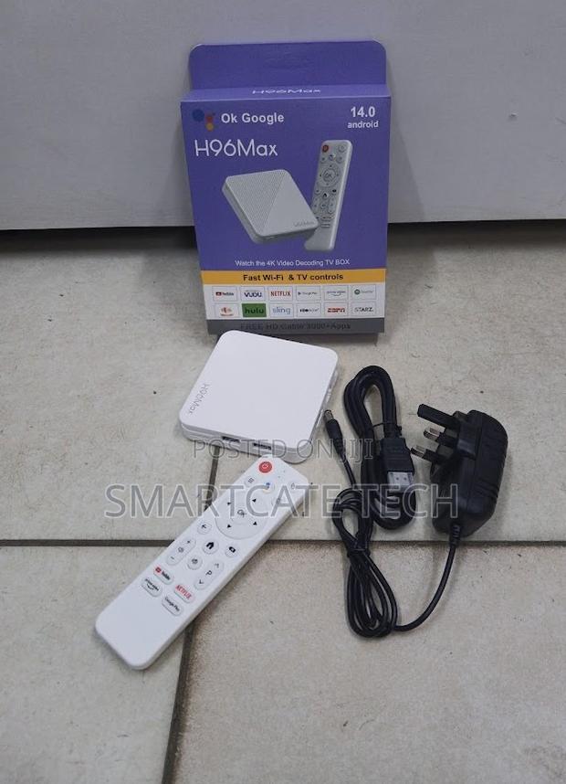 H96 Max M2 Android 14 Smart TV Box 2GB+16GB – 4K Ultra HD
