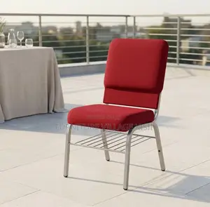 Conference Chair; Fabric Armless Stackable Meeting Rooms Chair